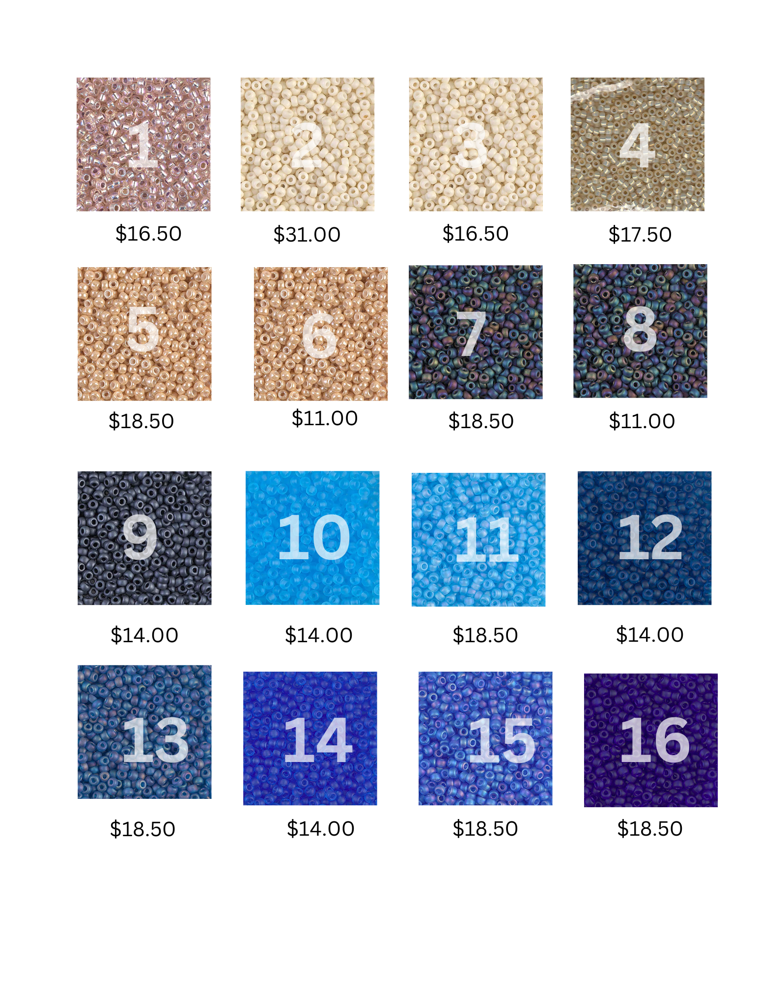BULK MIYUKI SEED BEADS