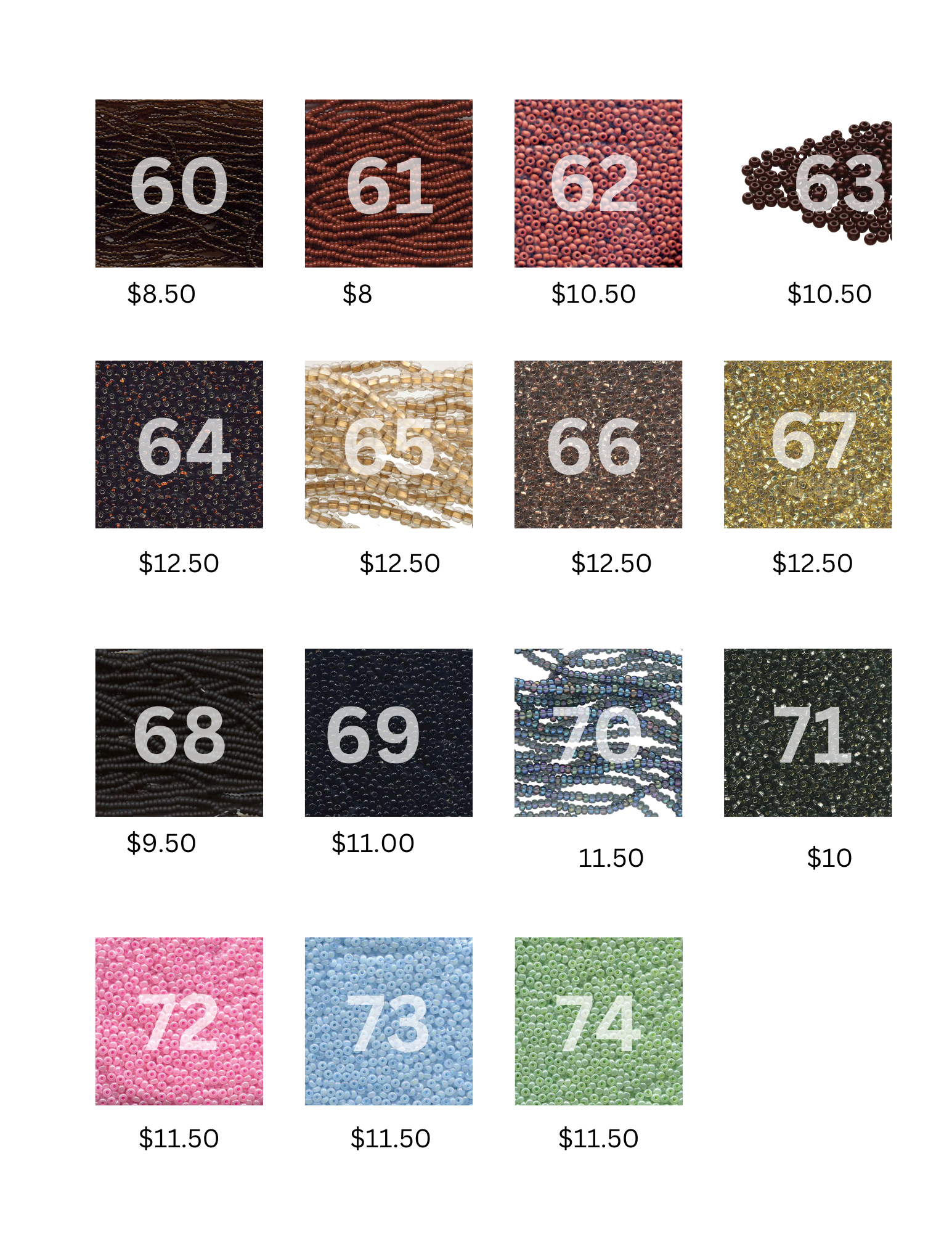 BULK CZECH SEED BEADS