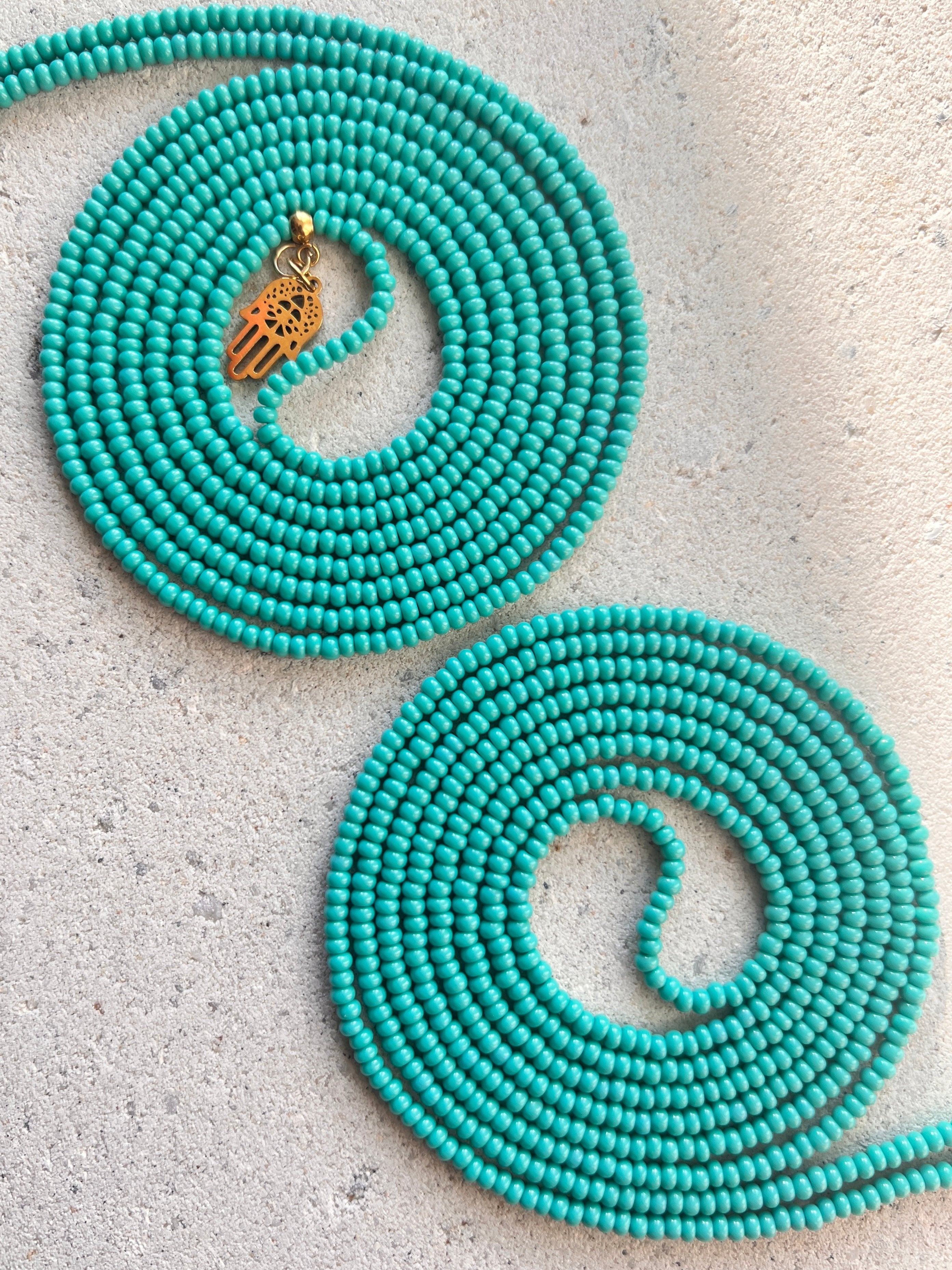 Pure Turquoise Waistbead