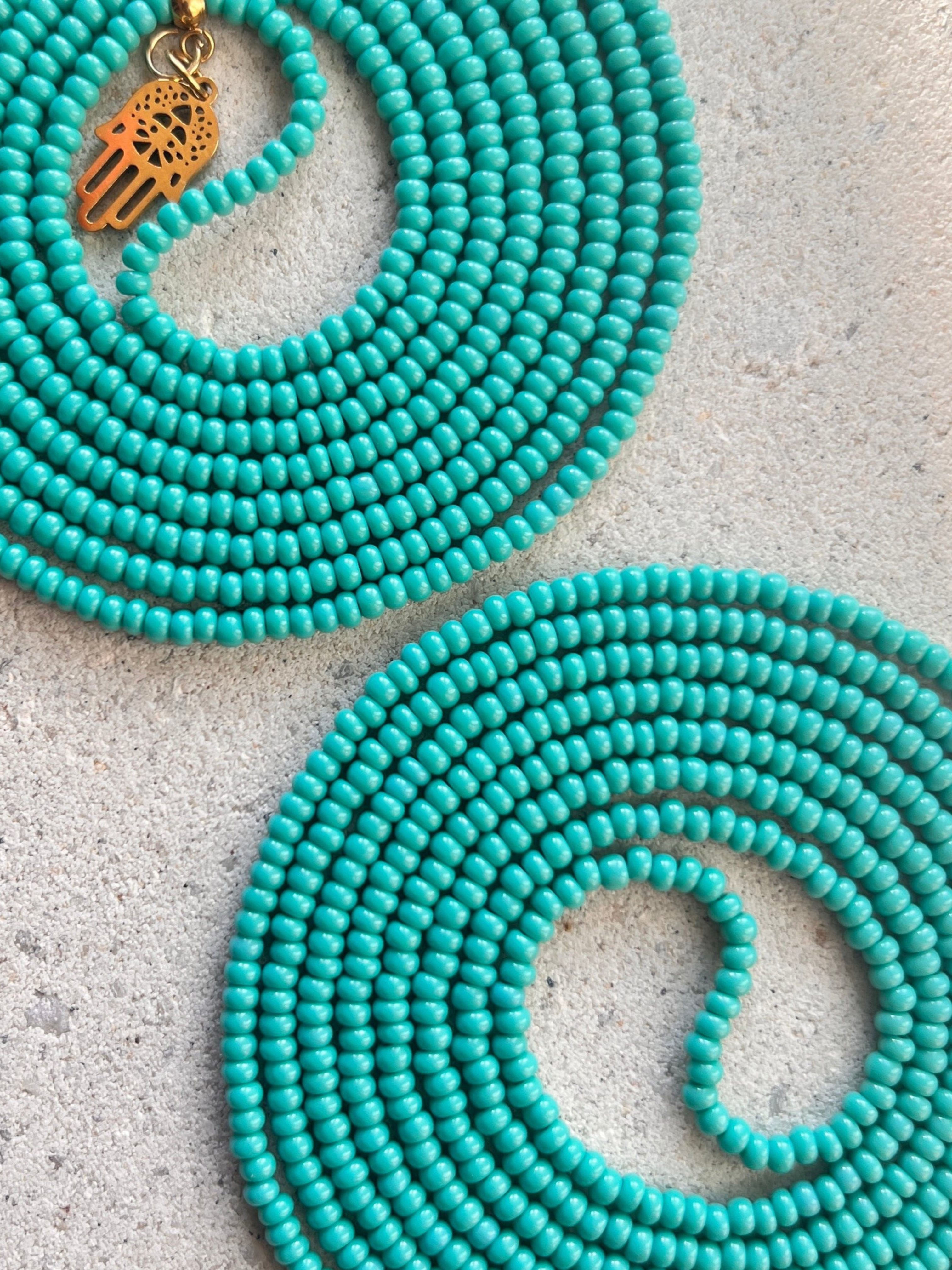 Pure Turquoise Waistbead