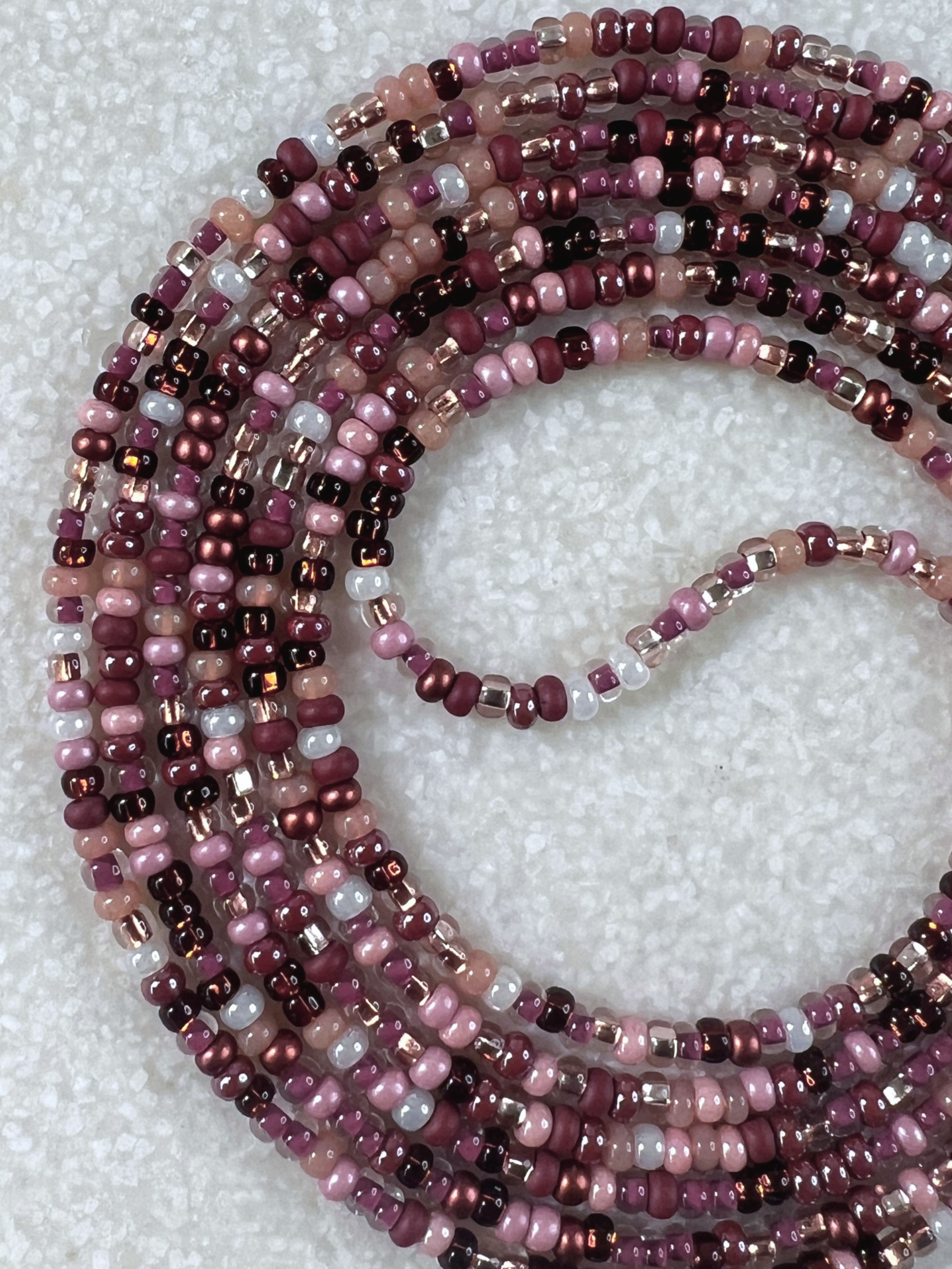 Earthy Rose Waistbead