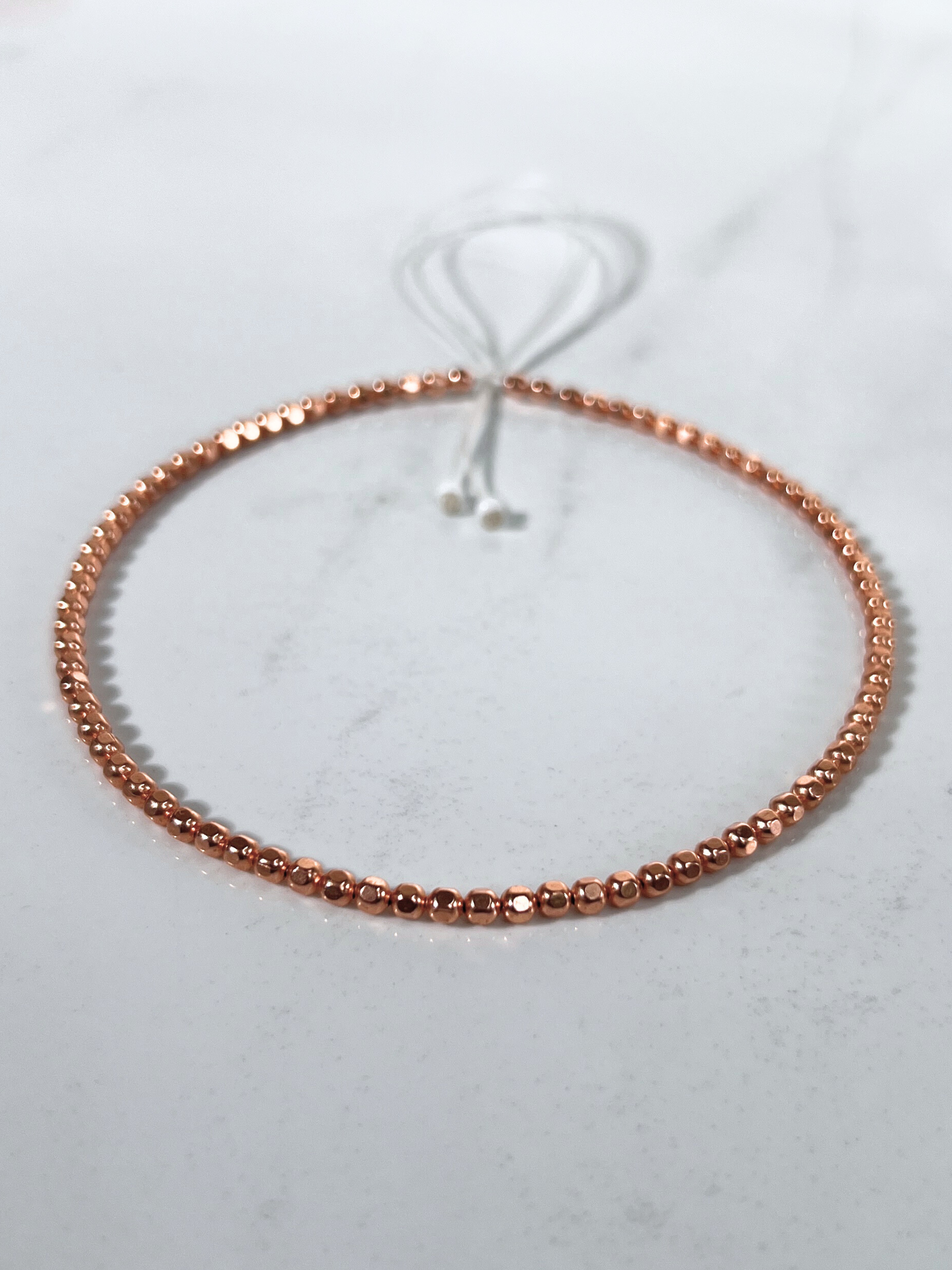 Faceted Anklet