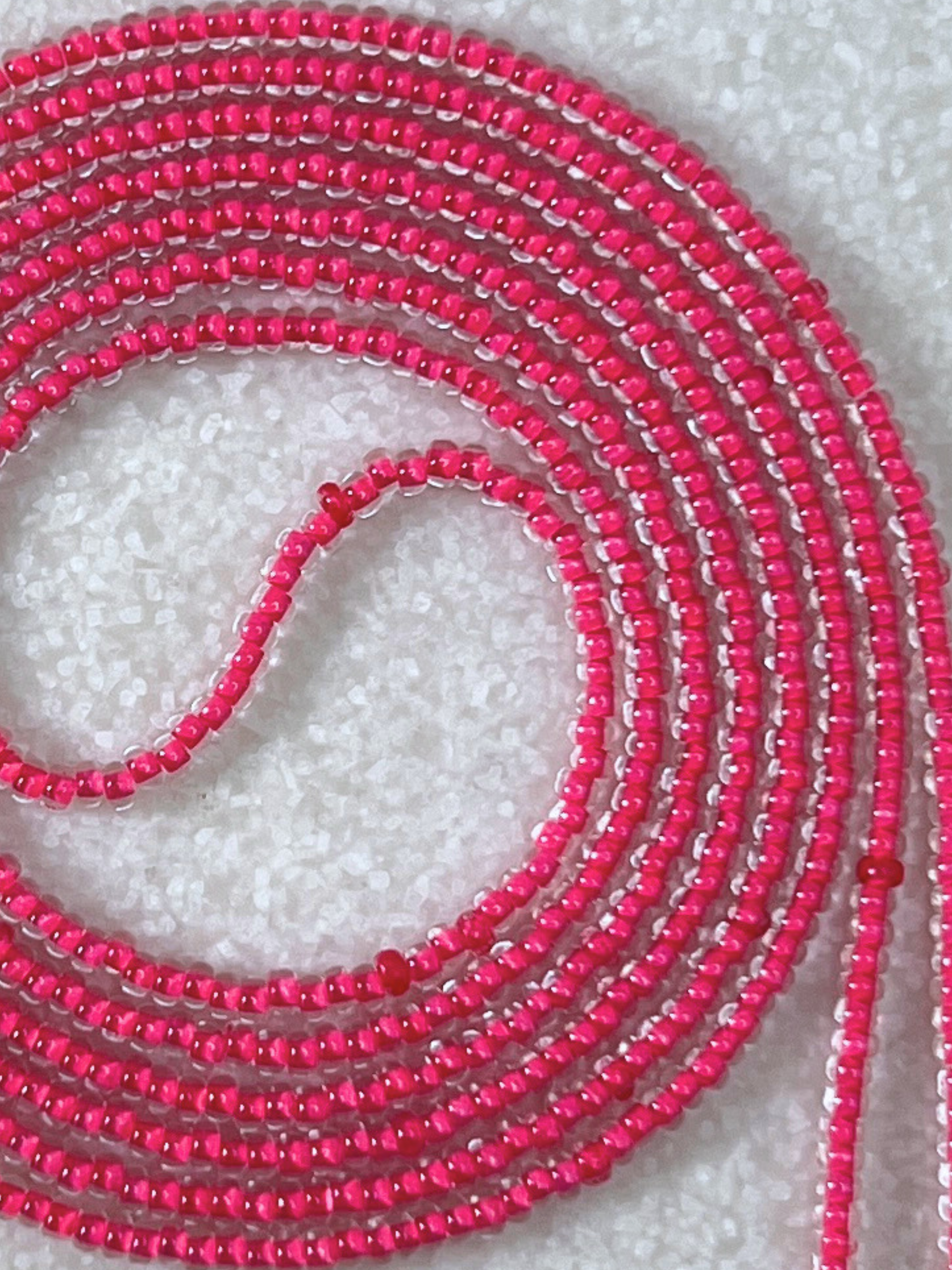 Pink Blaze Waistbead