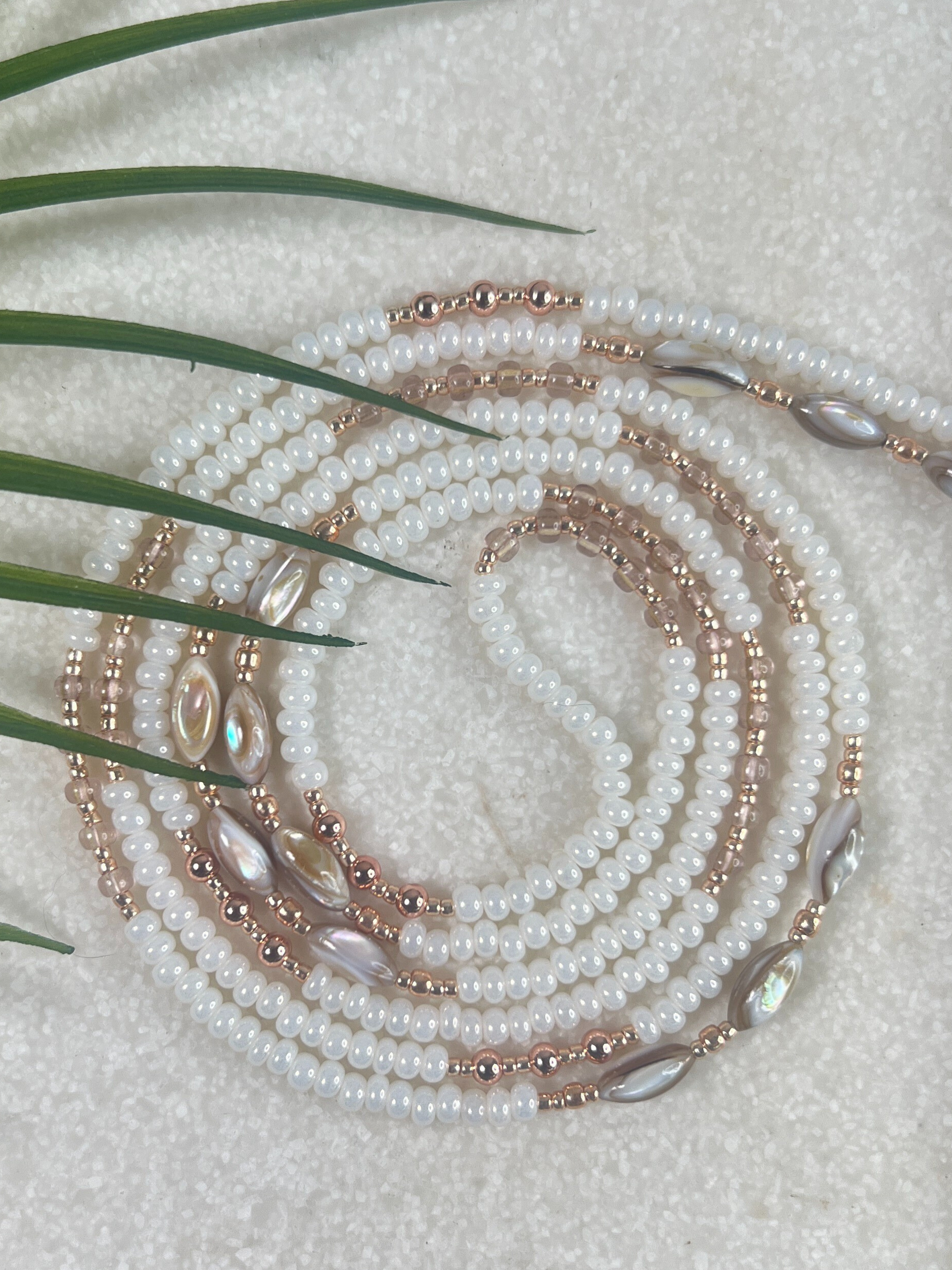 Blush & Pearls Waistbead