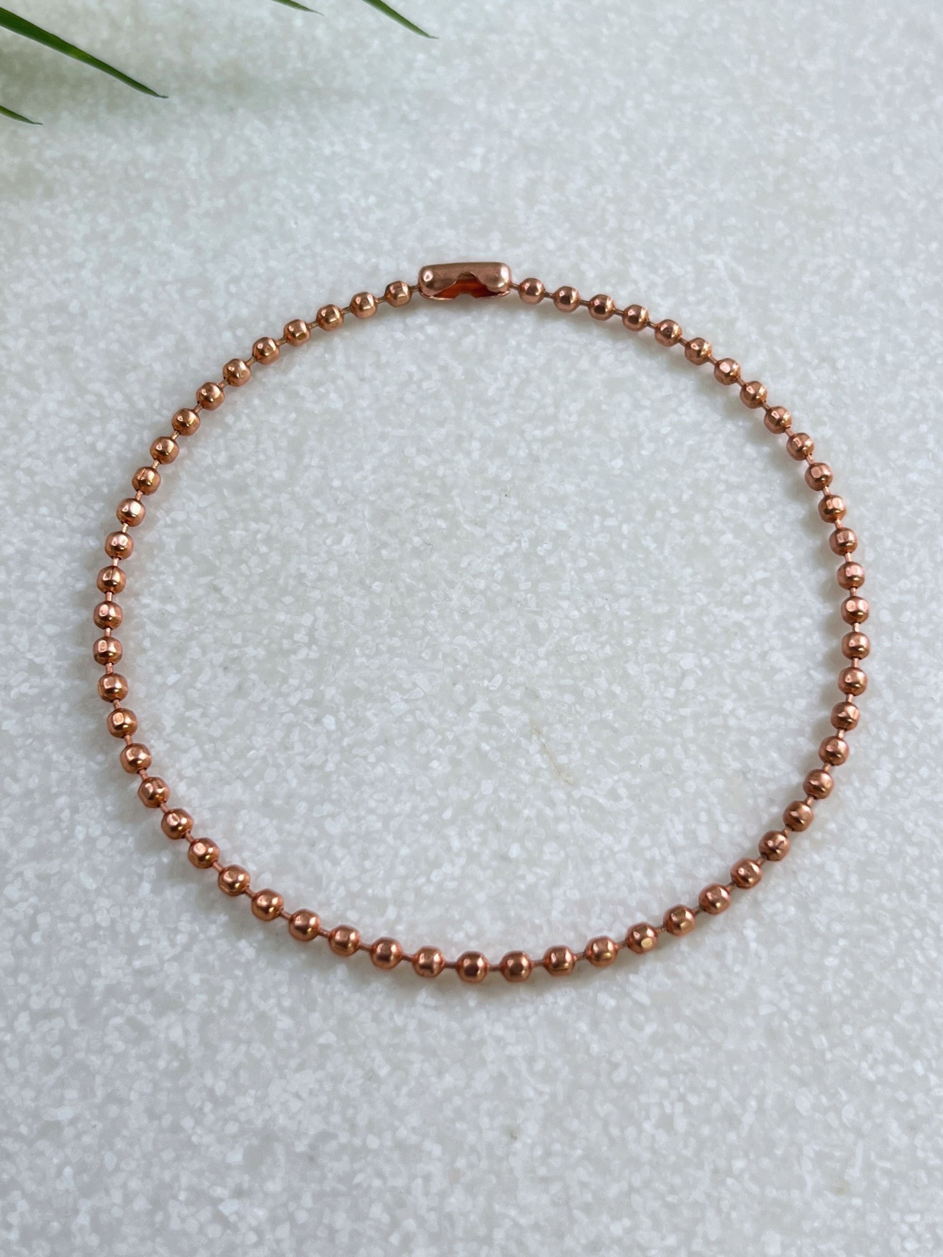 Faceted Anklet Chain
