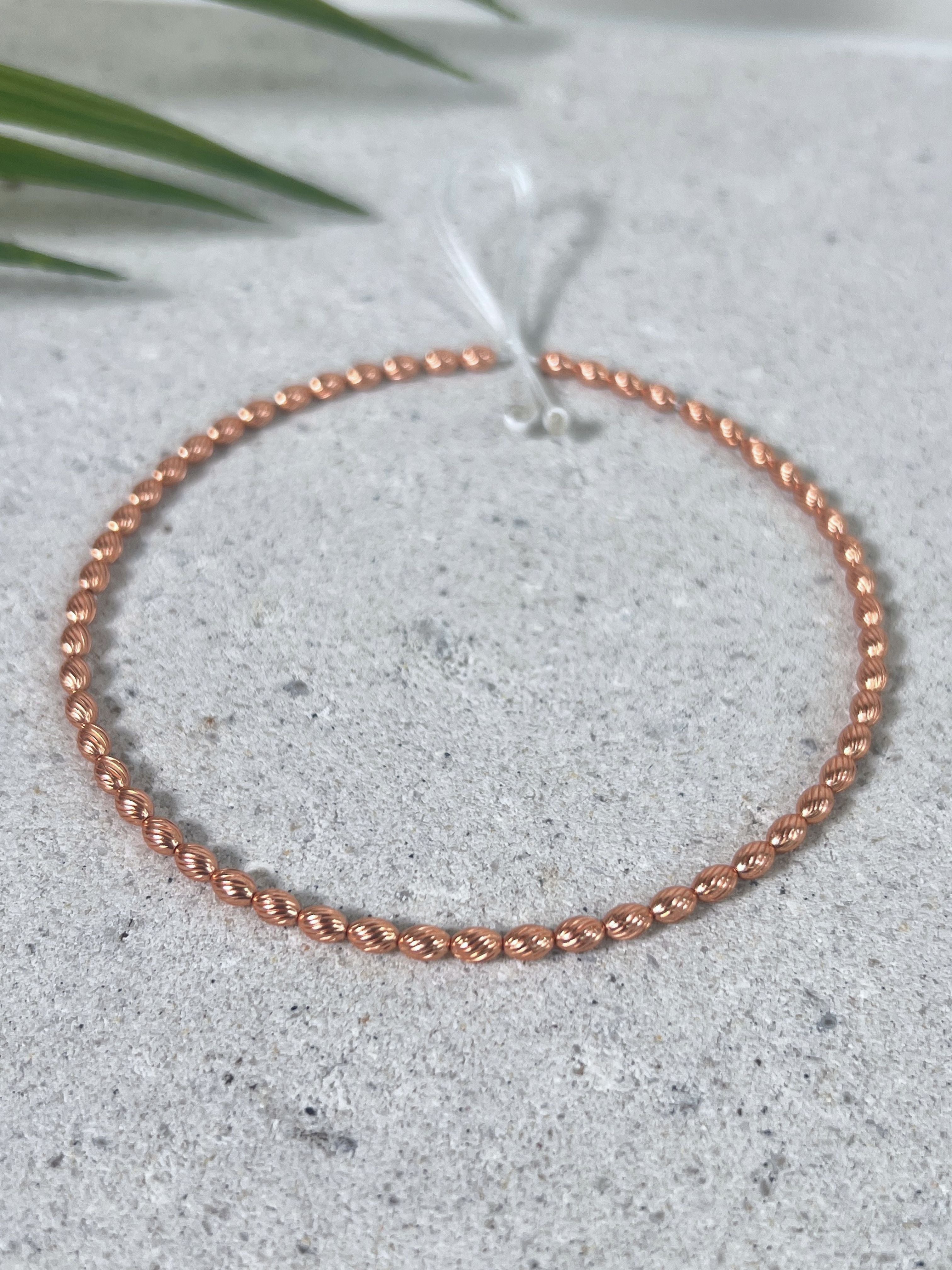Pink Gold Anklet